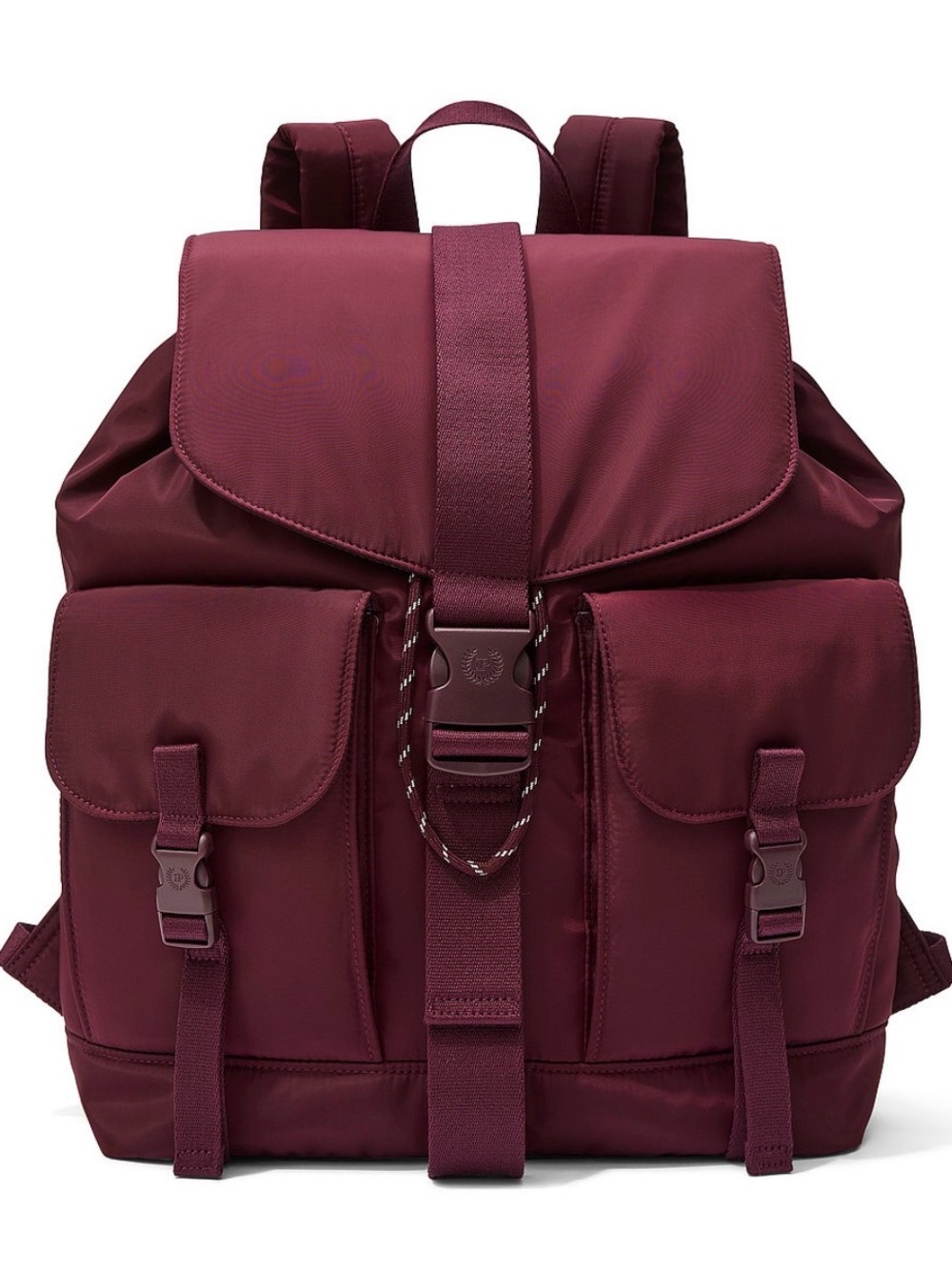 PINK Victoria's Secret Burgundy Flap Backpack